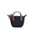 TOMMY HILFIGER Ročna torbica mornarska/rjava/rdeča/bela