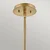 Quintiesse QN-LOTUS-P-HBR - Luster na šipci LOTUS 1xE27/60W/230V zlatna