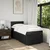 vidaXL vidaXL Box spring postelja z vzmetnico črna 100x200 cm blago, (21292089)