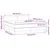 Krevet box spring s madracem LED krem 160x200cm od umjetne kože