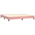 Vidaxl Box spring postelja z vzmetnico roza 200x200 cm žamet