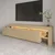 Hanah Home TV komoda Beliz, 192 cm, topli hrast / hrast Sapphire