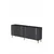 Hanah Home komoda Ilay 180, 180 cm, antracit / zlatna