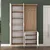 Hanah Home ormar za predsoblje EA147 4486, 120 cm, orah / beli