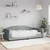 Vidaxl Raztegljiva postelja svetlo siva 100x200 cm blago