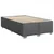 Vidaxl Box spring postelja z vzmetnico temno siva 120x190 cm blago