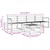 Set vanjskih sofa 5 kom. Prirodna