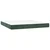 Krevet box spring s madracem LED tamnozeleni 180x200 cm baršun