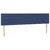 Vidaxl Box spring postelja z vzmetnico modra 120x190 cm blago