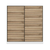 Hanah Home Garderober Kale-3962, 180x210x52 cm, Hrast