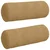 Valjkasti jastučići 2 pcs Smeđa O 25 x 70 cm Kordura tekstil