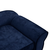 Sofa za pse plava 72 x 45 x 30 cm plišana