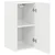 TV zidni ormar Zidne 2 pcs Sjajno bijelo 30 x 31 x 60 cm