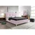 Carryhome OBLAZINJENA POSTELJA 180 cm x 220 cm , tekstil roza
