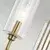 Quintiesse QN-KIMROSE3-BNB - Luster na šipci KIMROSE 3xE14/40W/230V zlatni
