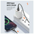 Data kabl LDNIO LS851 25W Fast micro USB sivi 1m
