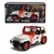 Avtomobilček Jurassic World Jeep Wrangler 1992 Jada kovinski z odpirajočimi elementi in gumiranimi kolesi dolžina 19 cm 1:24