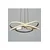 Opviq luster Platin 5724-1A, LED 76 W, sivi