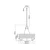 Open Design OR84375 - Luster na lancu VERNO 6xE14/12W/230V sjajni hrom