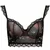 Modrček za ženske KILLSTAR - Wild Rose Mesh - Črna - KSRA005509