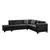 ATELIER DEL SOFA Ugaona garnitura West Left Anthracite