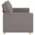 Dvosjed Kauč Taupe 160x78x84 cm Tkanina