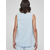 Heavy Oversized Balticblue Acid Wash Tank
