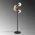 Opviq Podna lampa Benek-15-14533, 36x36x135 cm, IP20, Crno-roze