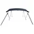 Tenda bimini s 3 luka i mrežastim zidovima 183x(154-167)x137 cm
