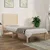 Vidaxl Posteljni okvir trden les 75x190 cm