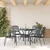 Vrtna stolica 4 pcs Antracit 56 x 65 x 89 cm Čelik