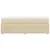 vidaXL Box spring postelja z vzmetnico krem 90x200 cm blago
