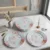 Tanjiri pastel plavi Love 26 cm, set 2 kom OP25450