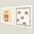 Wallity slika 2P3333BCT-013, 2 dijela, 33 x 68 cm