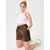 Sinsay - Sportske kratke pantalone - tamno braon