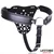 LateToBed BDSM Line Mens Chastity Pants with Cage Black