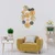 Wallity Zidna dekoracija Gold - CH109-1, 84 x 10 x 63 cm, Šarena