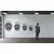 WallXpert metalni zidni ukras 5087, geometrijska glava lava sa grivom, 63 x 75 cm, crni