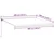 Tenda na ručno uvlačenje bordo 400 x 300 cm