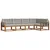 Set vanjskih sofa 5 kom. Prirodna i svjetlosiva