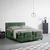 Boxspring Krevet Dixon 160/200 cm , tamnozelena