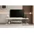 Hanah Home TV komoda Canaz, 120x33x30 cm, Krem-crna