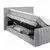 Carryhome BOXSPRING POSTELJA 160 cm  x 200 cm , tekstil siva