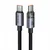 Mcdodo MCDODO USB-C KABEL ZA HITRO POLNJENJE USB TIPA C 5A 100W 1M LED ČRN