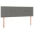 Vidaxl Box spring postelja z vzmetnico temno siva 140x200 cm blago