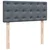 Vidaxl Box spring postelja z vzmetnico temno siv 120x190 cm žamet