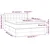 Vidaxl Box spring postelja z vzmetnico temno zelena 140x200 cm žamet