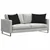 Jastučići za sofu 2 pcs Crna 70 x 50 cm tkanina