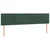 shumee Box spring postelja z vzmetnico temno zelena 200x200 cm žamet