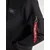 ALPHA INDUSTRIES Majica Mirror siva/temno rdeča/črna/bela